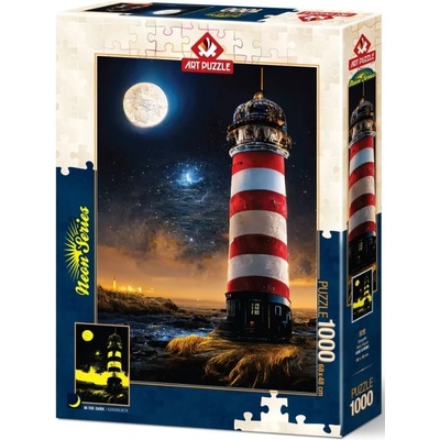 Art Puzzle Неонов пъзел Art Puzzle от 1000 части - Гледка от фара (5240)
