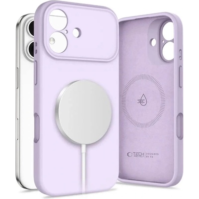 Tech-Protect Силиконов калъф Tech-Protect MagSafe за iPhone 17 - лилав (5906302330171)
