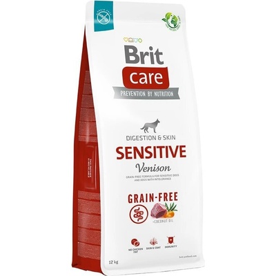 Brit Dog Grain-free Sensitive Venison, Digestion and Skin с прясно еленско месо за капризни кучета от всички породи 3 кг