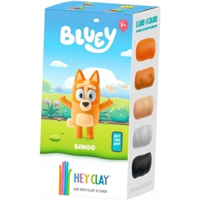 Hey Clay - FIGÚRKA BLUEY BINGO + PRÍSLUŠENSTVO 5PACK