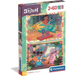 Clementoni - Puzzle 2x60 Stitch - 40 - 99 piese