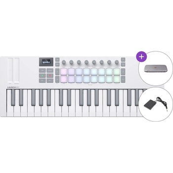Novation Launchkey Mini 37 MK4 SET Миди клавиатура White (LAUNCHKEY-MINI37-MK4-WH-SET)