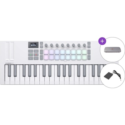 Novation Launchkey Mini 37 MK4 SET Миди клавиатура White (LAUNCHKEY-MINI37-MK4-WH-SET)