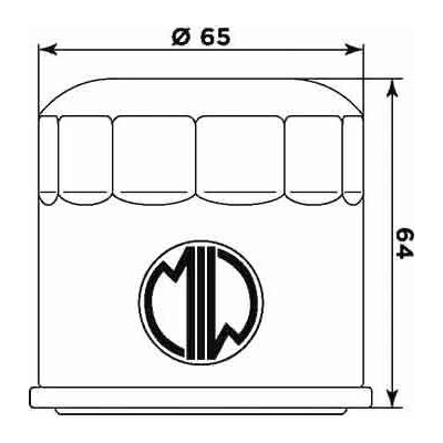 MIW Olejový filtr H1015