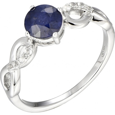 Brilio Silver stříbrný se safírem Precious Stone ML00713G