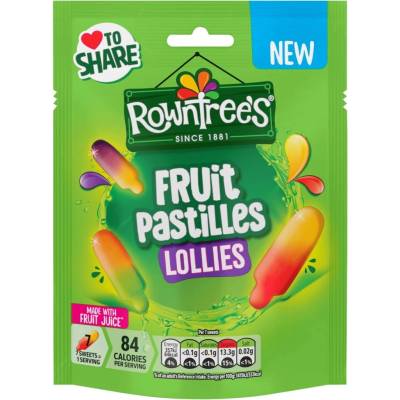 Rowntree's želatinové bonbony ve tvaru zmrzlinek s ovocnými příchutěmi 130 g