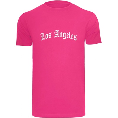 Mister Tee Тениска Los Angeles Wording Tee hibiskus pink XXLUB-MT1578-02534 - Черен, размер M