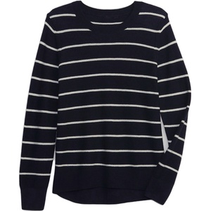 GAP V-bella crew Тъмносин, бяло xs (745504-01)