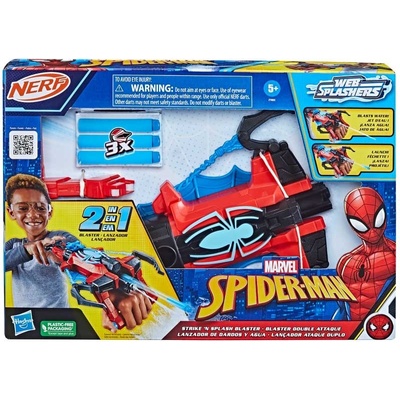 NERF Spiderman Strike N Splash Blaster F7852