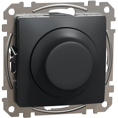 Schneider Electric SE Димер ротативен R3-370W LED3-200VA цвят Антрацит Sedna - SDD114501 (SDD114501)