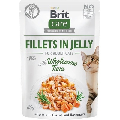 Brit Care Cat Fillets in Jelly Wholesome Tuna 85 g
