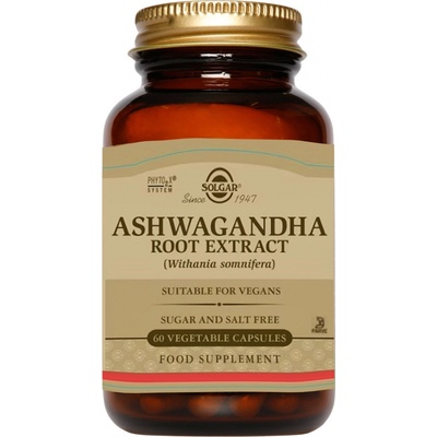 Solgar Ashwagandha Root Extract, 60 rostlinných kapslí