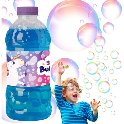 Náplň do bublifuku 1 liter Jednorožec v plastovej fľaši