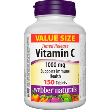 Webber Naturals Vitamin С, 1000 mg, 150 таблетки, Webber Naturals (3907 WN)