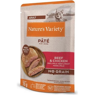 Nature's Variety Nature s Variety Котка Оригинално Говеждо и Пиле 70 г