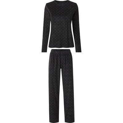 esmara Dámské fleecové pyžamo (černá XS(32/34)) – Zboží Dáma