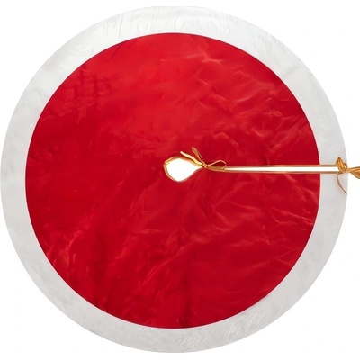 Ruhhy 22221 Deka pod vianočný stromček 90 cm červenobiela
