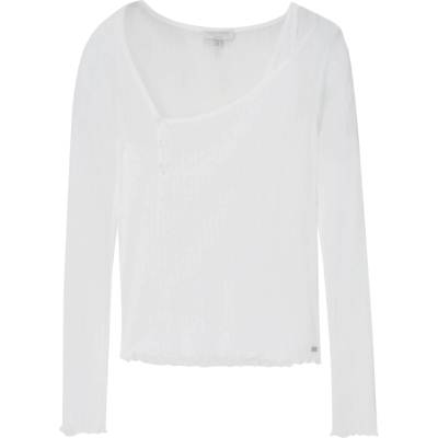 Pull&Bear Тениска бяло, размер S