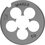 SIBRTEH Плашка Сибртех 77037, m14 × 2, 0 мм, дясна резба