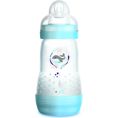 Mam fľaša anti colic modrá 260 ml