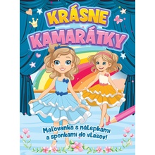 Maľovanka Krásne kamarátky so sponkami do vlasov