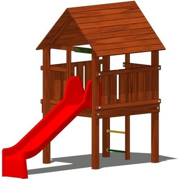 Playground System DĚTSKÉ HŘIŠTĚ sestava se skluzavkou Robin A (v.p. 1 m)