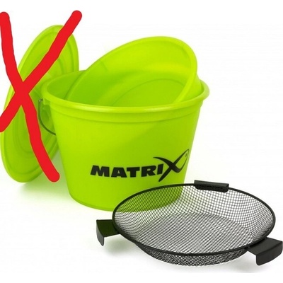 FOX Matrix Vedro Bucket bez Viečka Set Lime 20 l