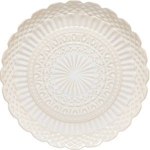 COSTA NOVA Бяла глинена чиния за сервиране ø 39 cm Cristal - Costa Nova (ZCN-STP391-WHI)