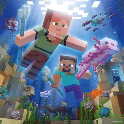 RAVENSBURGER Minecraft Biomes 3x49 dílků
