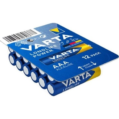 VARTA Микробатерия AAA, алкална манганова, 1, 5 V, 12 бр. , Varta High Energy LR03, AAA, LR3, AM4M8A, AM4, S 4903301112 (4903301112)
