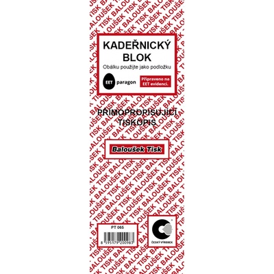Baloušek Tisk PT065 Kadeřnický blok, samopropisovací
