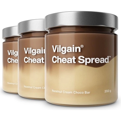 Vilgain Cheat Spread Lískooříškový krém s čokoládou 3 x 350 g