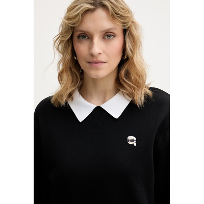 KARL LAGERFELD суичър дамски памучен IKON (B2W20022)