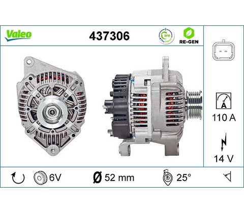 generátor VALEO 437306