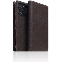 SLG Design puzdro D8 Full Grain Leather pre iPhone 13 Pro Brown Cream