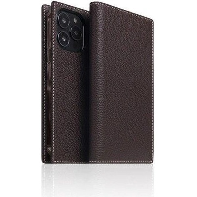 SLG Design puzdro D8 Full Grain Leather pre iPhone 13 Pro Brown Cream