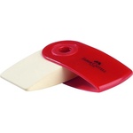 Faber-Castell SLEEVE мини гумичка в червен или син пластмасов държач FC182411 (FC182411)
