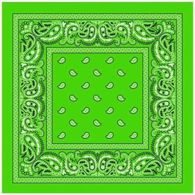 Blingstar bandana Šátek Green Limetka Zelená