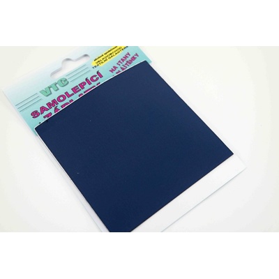 Samolepiace nylonová záplata VIAC FARIEB - rozmer 20 cm x 10 cm Slivkovo modrá