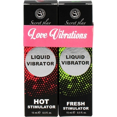 Secret Play Sada Aktivujúcich Gélov pre Páry Airless 2 x 15 ml