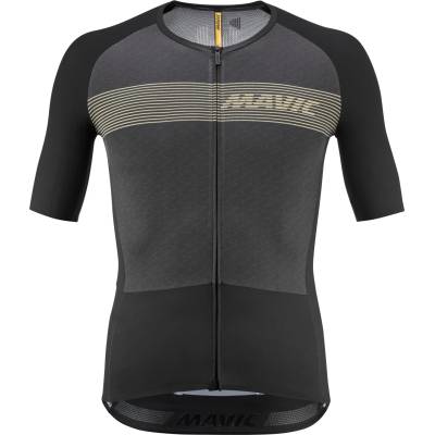 Mavic Мъжка фланелка с къс ръкав за колоездене Mavic Cosmic Jersey Cycling jersey - Black - размер XXL (056-3617-0215)