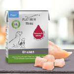 PLATINUM Мокра храна за подрастващи кученца Platinum Menu Puppy Chicken с 84% Пилешко месо, масло от сьомга и зеленчуци, 185 gr