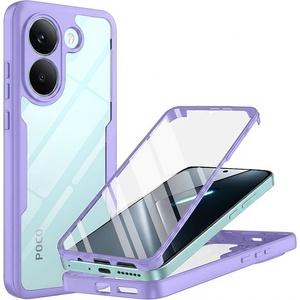 Techsuit Калъф за Xiaomi Poco X8 Pro - ColorVerse 360 Series + протектор - Techsuit - Лилав