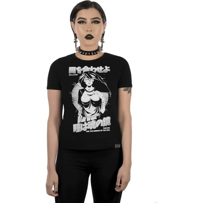KILLSTAR Дамска тениска KILLSTAR - Eye Contact Ringer Top - KSRA002264