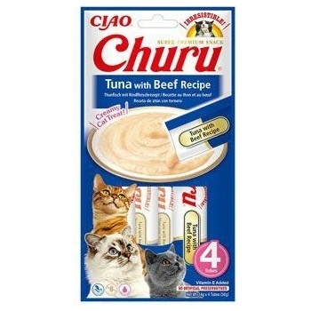 INABA Churu Tuna with Beef Recipe 4 x 14 g