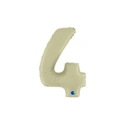 GRABO fóliový balónek ČÍSLICE OLIVOVÁ 4 66cm,26 nafukovací