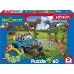 Schmidt Spiele - Puzzle Prehistoric Giants + figure - 40 - 99 piese