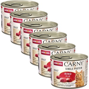 Animonda Carny Adult Single Protein - Чисто говеждо 6 x 200 г