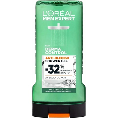 L'ORÉAL PARIS Men Expert Shower Derma Control sprchový gel, 300 ml