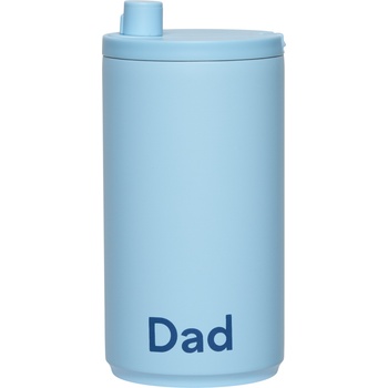 Design Letters Чаша за пътуване Design Letters Dad 350 мл синя (30101019LGTBLDAD)